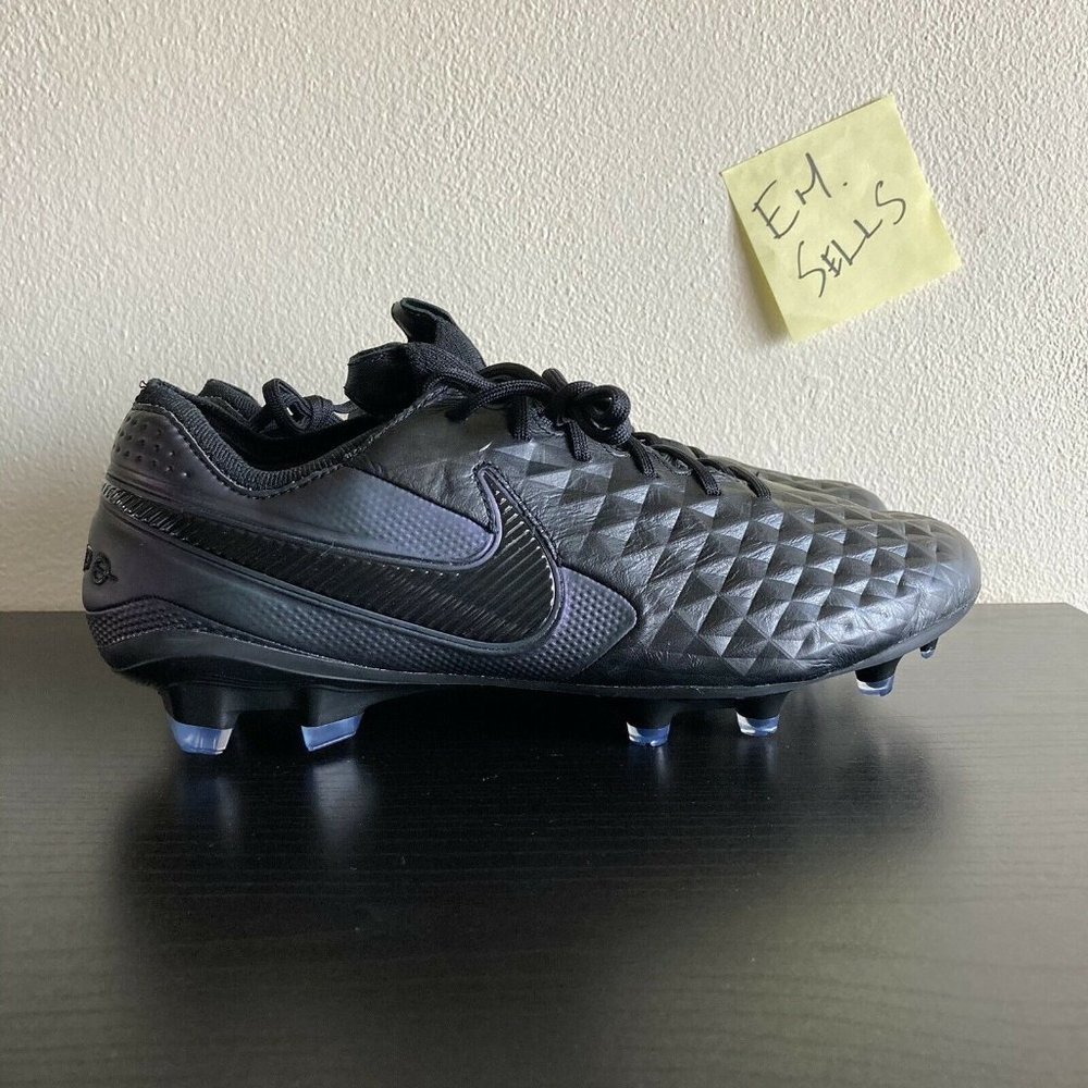 Nike Tiempo Legend 8 ELITE FG Soccer Cleats Black AT5293-010 Size 6 ACC